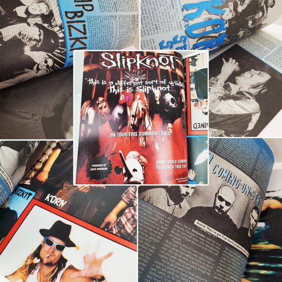 Faces Rocks Magazine Rap Metal Explosion Korn Limp Bizkit Posters 1999 Unread - Picture 4 of 11
